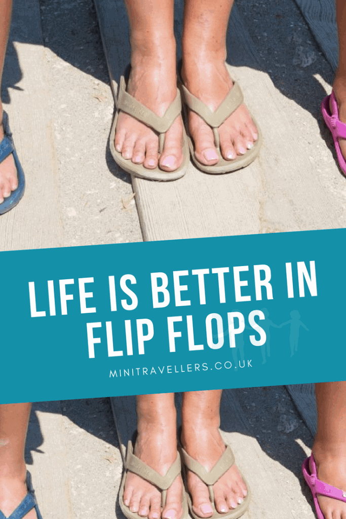 We think life is better in flip flops, especially these healthy soles by Aussie Soles UK with arch support. Read the review on Mini Travellers