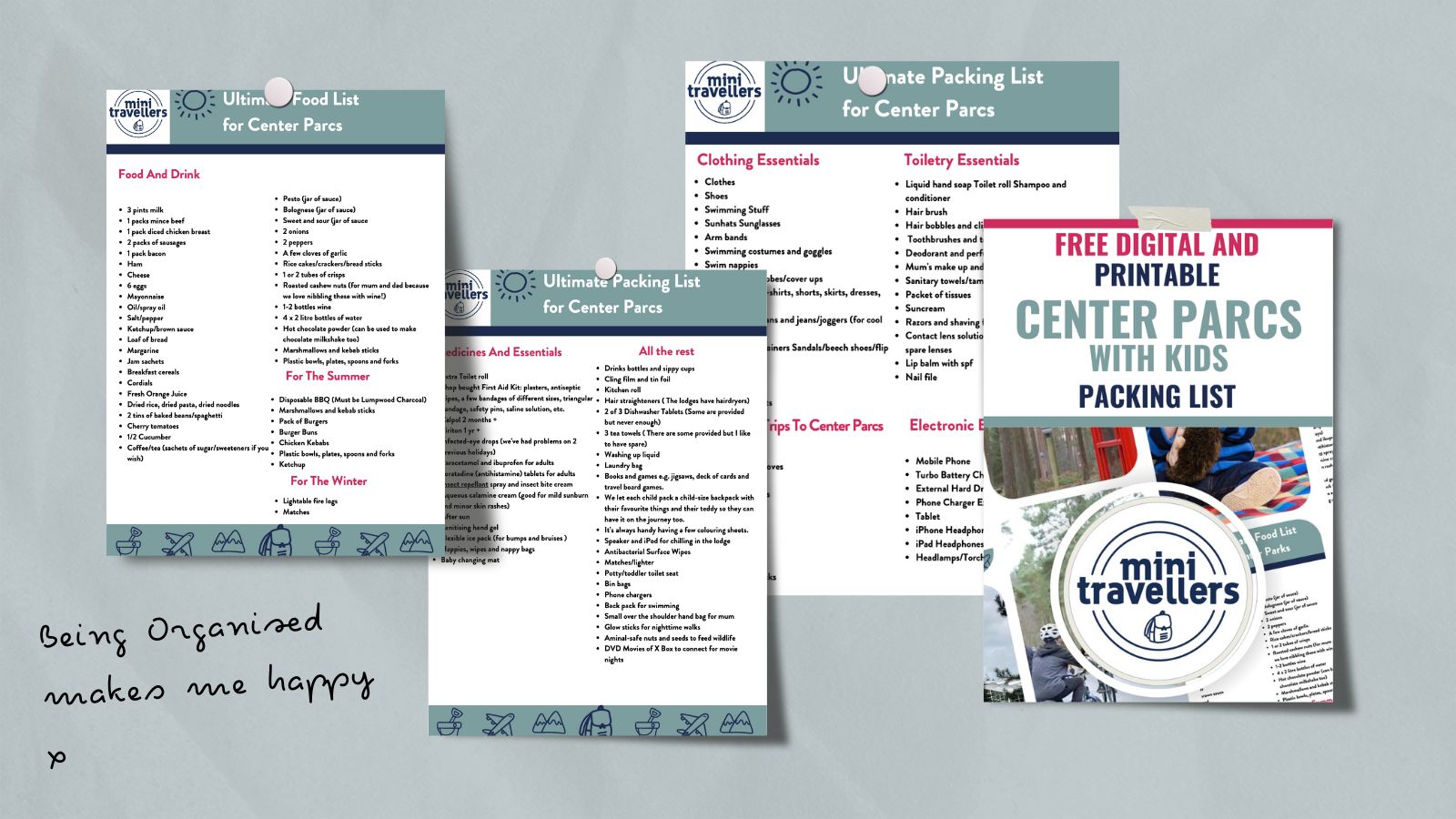 Packing list Center Parcs with Kids-2